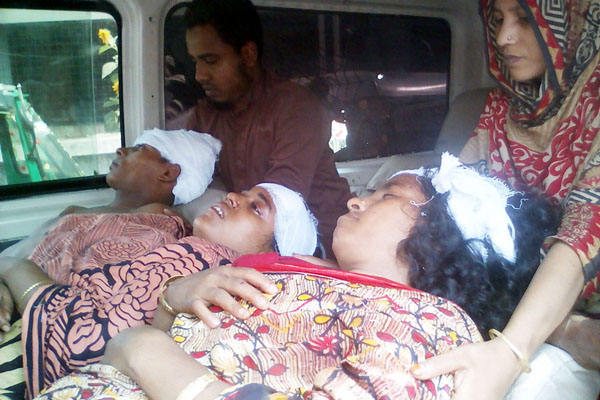 জমি নিয়ে বিরোধ: দুই পক্ষের সংঘর্ষে আহত ১০