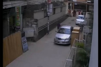 সিসিটিভি ফুটেজে জুলহাজের খুনিরা! (ভিডিও)
