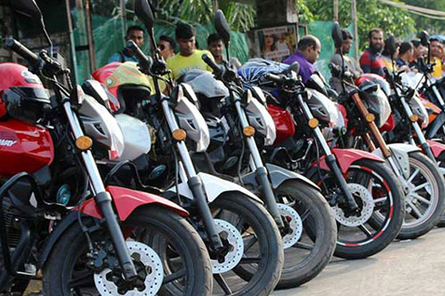 রাজধানীতে ভাড়ায় চলবে মোটরসাইকেল