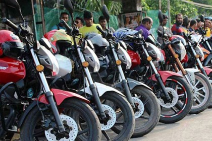 রাজধানীতে ভাড়ায় চলবে মোটরসাইকেল
