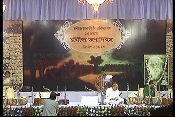 পশ্চিমবঙ্গজুড়ে পালিত হচ্ছে রবীন্দ্রনাথের জন্মজয়ন্তী