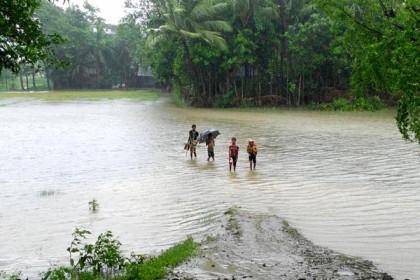 লক্ষ্মীপুরে ৬ গ্রাম প্লাবিত