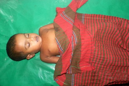 শৈলকুপায় পানিতে ডুবে শিশুর মৃত্যু