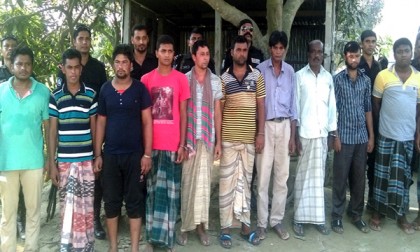 ভূঞাপুরে বালুঘাটে অভিযান, ১৪ জনের জেল-জরিমানা