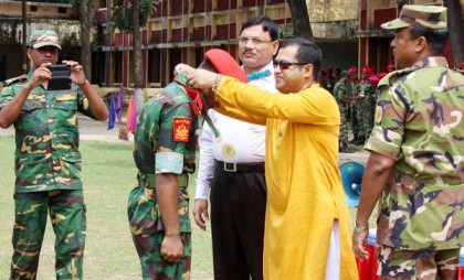 ঠাকুরগাঁওয়ে বিএনসিসির ক্যাডেট প্রশিক্ষণের সমাপনী