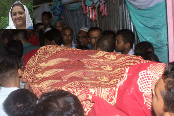 ঢাকায় আনা হয়েছে বাবুল আক্তারের স্ত্রীর মরদেহ