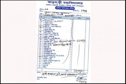 এইচএসসি ভর্তিতে দ্বিগুণ ফি আদায়ের অভিযোগ বীরগঞ্জে