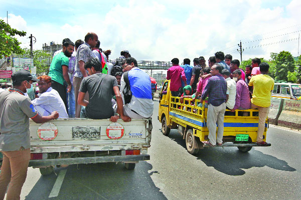 দিনভর ধর্মঘটে ভোগান্তি