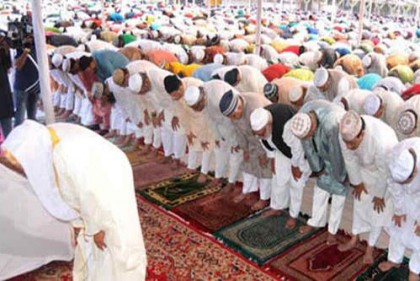 জাতীয় ঈদগাহে ঈদের প্রধান জামাত অনুষ্ঠিত