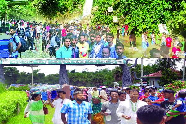 পর্যটন কেন্দ্রে এখনো ঈদের আমেজ