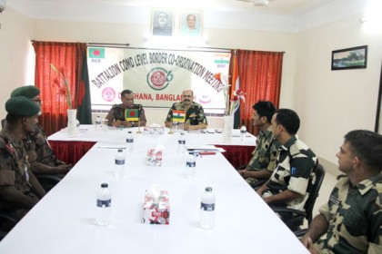 চুয়াডাঙ্গায় বিজিবি-বিএসএফ পতাকা বৈঠক অনুষ্ঠিত