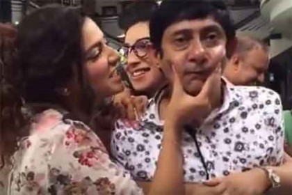 কাঞ্চন-শুভশ্রীর খুনসুটি(ভিডিও)