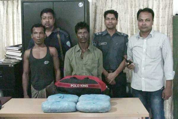 লক্ষ্মীপুরে দুই মাদক ব্যবসায়ী গ্রেফতার
