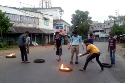 রাঙামাটিতে সকাল-সন্ধ্যা হরতাল চলছে
