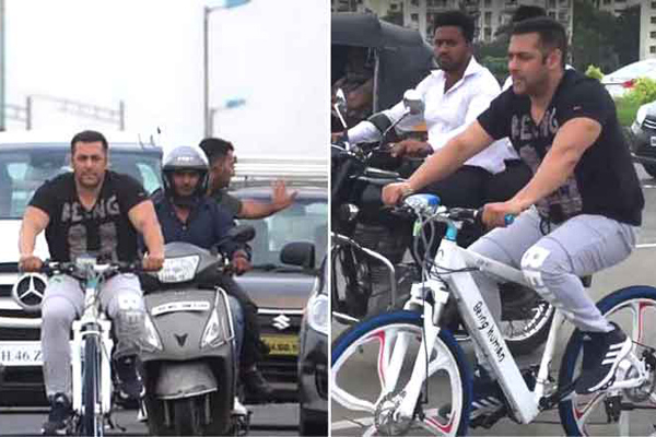 সাইকেল ভ্রমণে সালমান, ব্যস্ত রাস্তায় দুর্ভোগে সাধারণ জনগণ