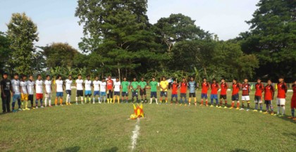লামায় বঙ্গবন্ধু গোল্ডকাপ ফুটবল টুর্নামেন্টের উদ্বোধন 