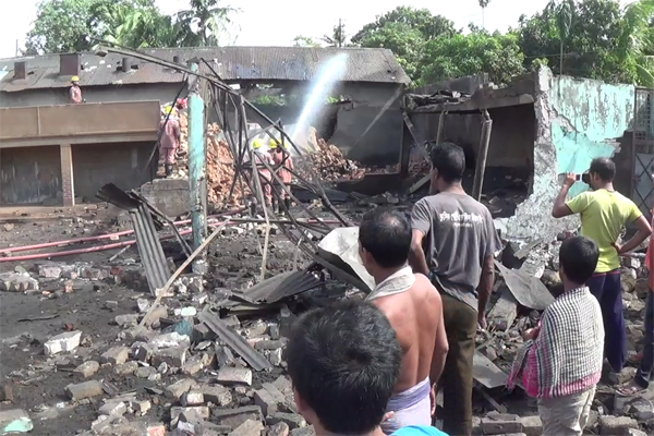 নেত্রকোনায় ধানের ব্রয়লার বিষ্ফোরণে দগ্ধ ২