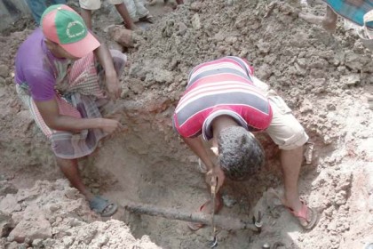 টঙ্গীতে  অবৈধ গ্যাস সংযোগ বিচ্ছিন্ন