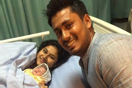 আশরাফুলের মেয়ের নাম আরিবা তাসনিম