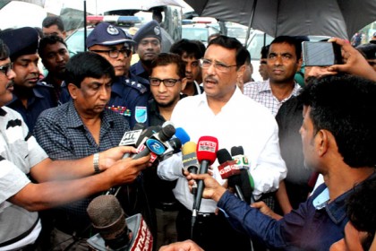 ঈদের নামাজে জঙ্গি হামলার আশঙ্কা অমূলক নয়: ওবায়দুল কাদের