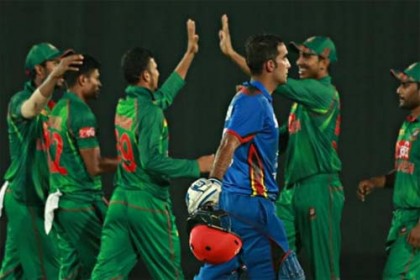 আফগানদের বিরুদ্ধে টাইগারদের কষ্টার্জিত জয়