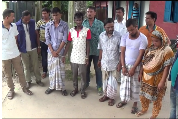নেত্রকোনায় দম্পতিসহ ৬ মাদক ব্যবসায়ী আটক