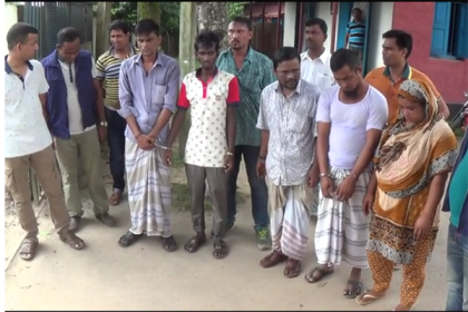 নেত্রকোনায় দম্পতিসহ ৬ মাদক ব্যবসায়ী আটক
