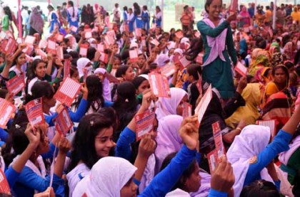 মাগুরার রাঘবদাইড় ইউনিয়নকে বাল্যবিয়ে মুক্ত ঘোষণা