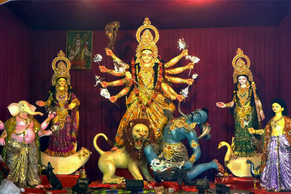মহাসমারোহে শারদীয় দুর্গোৎসব শুরু