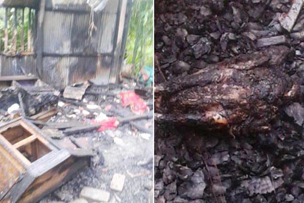 চৌদ্দগ্রামে আগুনে বসতঘর পুড়ে ছাই