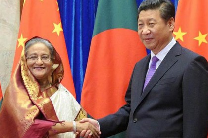 মধ্যাহ্নভোজ শেষে হাসিনা-জিনপিং বৈঠক