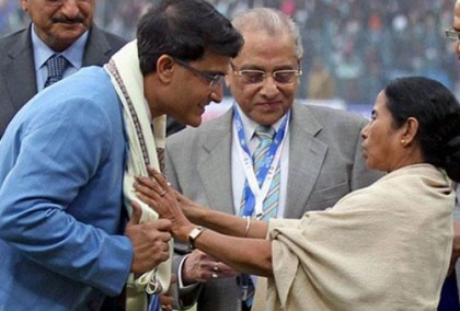 মমতার পাশে সৌরভ