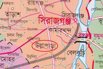 উল্লাপাড়ায় আট মাস ধরে গ্রাম ছাড়া ৪৫ পরিবার
