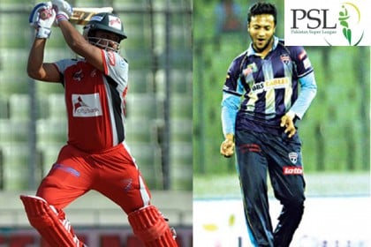 পিএসএলে একই দলে সাকিব-তামিম