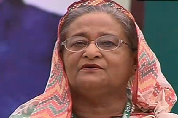 সম্মেলন স্থলে প্রধানমন্ত্রী
