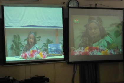 মংলা-ঘষিয়াখালি নৌ-চ্যানেল উদ্বোধন করলেন প্রধানমন্ত্রী
