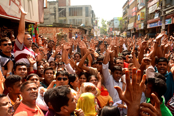 বগুড়ায় বিএনপির বিক্ষোভ সমাবেশ 