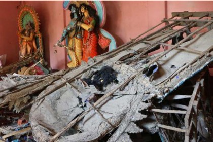 মন্দির ভাঙচুর ঘটনায় বিচার বিভাগীয় তদন্ত দাবি, ওসি প্রত্যাহার