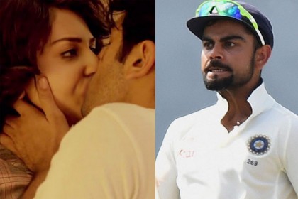 রণবীর-অানুশকা চুমুর বন্যা, কী বললেন বিরাট?