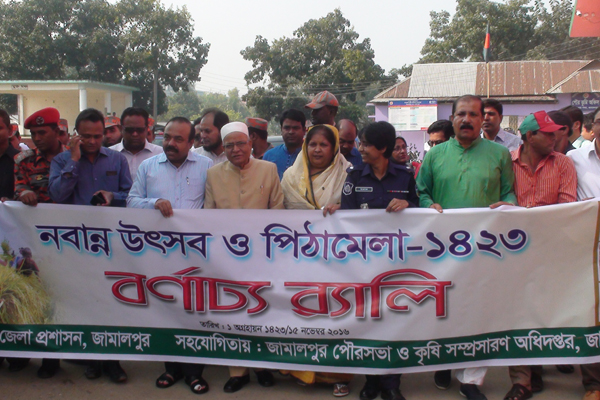 জামালপুরে নবান্ন উৎসব পালিত