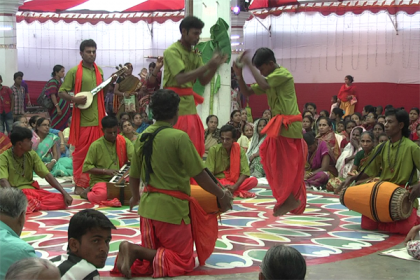 নেত্রকোনায় রাস উৎসবে হরিনাম সংকীর্তন শুরু