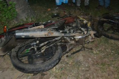 খাগড়াছড়িতে বাসচাপায় মোটরসাইকেল আরোহী নিহত