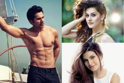 জ্যাকুলিন ও তাপসীর সঙ্গে বরুণের রোমান্স