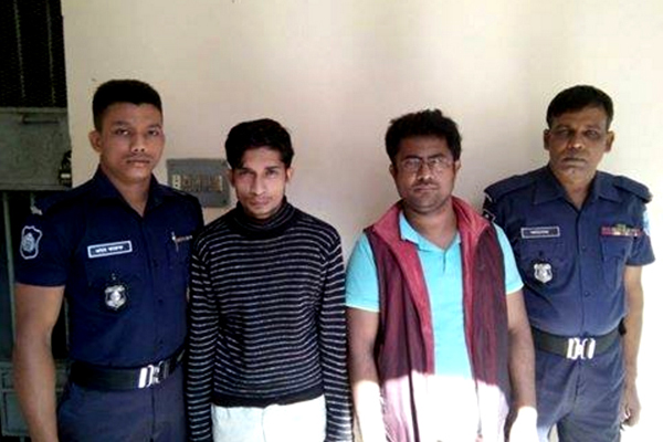 রায়পুরে ২ মাদক ব্যবসায়ী গ্রেফতার