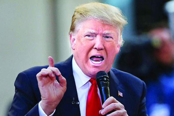 জাতীয় ঐক্যের ডাক ট্রাম্পের