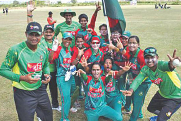 থাইল্যান্ডের বিপক্ষে ৩৫ রানের জয় বাংলাদেশের