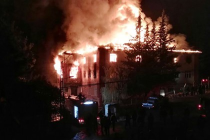তুরস্কে ছাত্রাবাসে আগুন, নিহত ১২