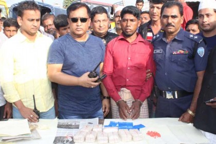 লক্ষ্মীপুরে ১৯ হাজার পিস ইয়াবাসহ মাদক ব্যবসায়ী আটক