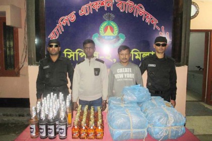 চৌদ্দগ্রামে বিপুল পরিমাণ মাদকদ্রব্যসহ দুই ব্যবসায়ী আটক
