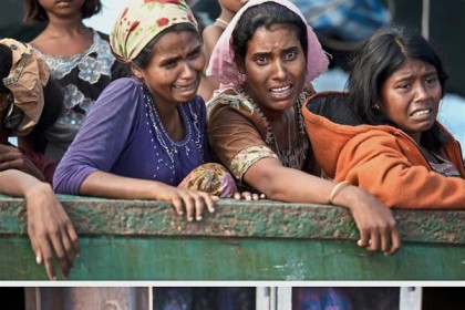 রোহিঙ্গাদের ১৩টি নৌকা ফেরত পাঠাল বিজিবি